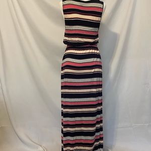 Striped Maxi Dress.